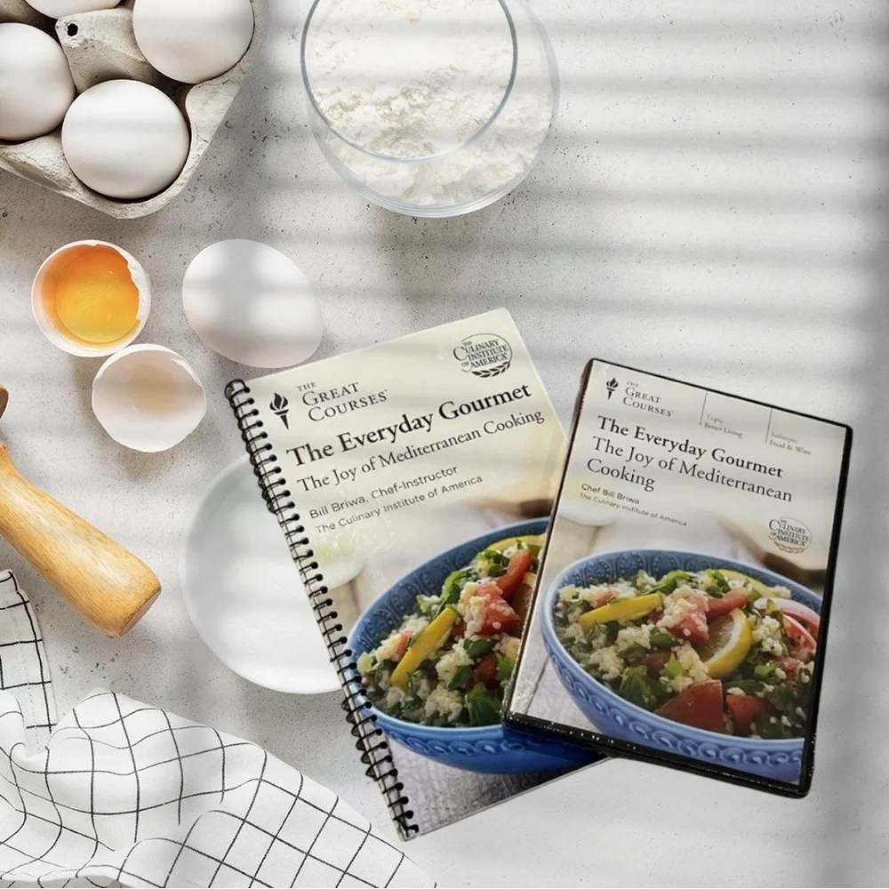 Mediterranean The Everyday Gourmet Joy of Cooking Book DVD The Great Courses - Picture 3 of 11